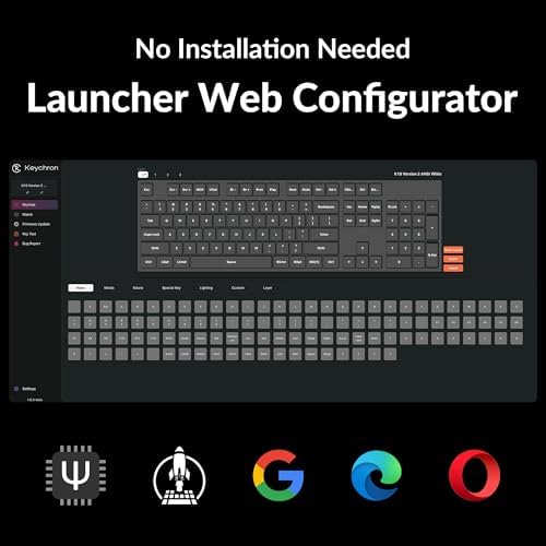 Keychron K10 (Version 2) Full Size QMK Wireless Custom Mechanical Keyboard - Image 4