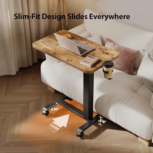 Agilestic 26*16 Inch Height Adjustable Electric Standing Desk, Rustic Brown - Image 6