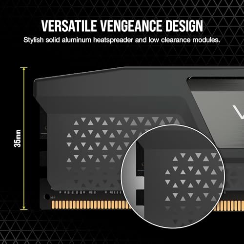 CORSAIR Vengeance DDR5 RAM 32GB (1x32GB) 5200MHz CL40-40-40-77 1.25V AMD EXPO Intel XMP 3.0 Desktop Computer Memory – Gray (CMK32GX5M1B5200Z40) - Image 5