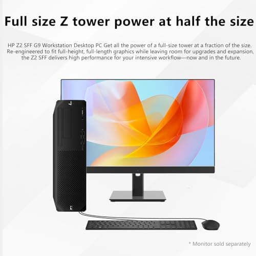 HP Z2 G9 SFF Business Workstation Desktop, Intel 20-Core i7-14700K (up to 5.6 GHz), 64GB DDR5, 2TB SSD, DP, Type-C, Wi-Fi, Wired KB & Mouse, Windows 11 Pro, High-Performance Small Form Factor PC - Image 4