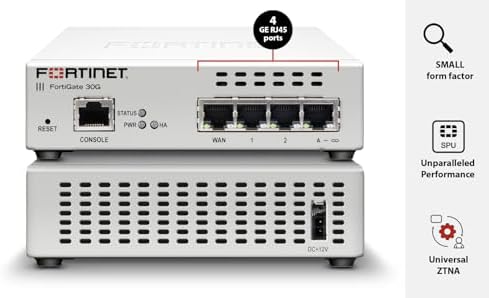 FortiGate-30G Network Security Appliance Plus 5 Year FortiGuard Enterprise Protection and FortiCare Premium (FG-30G-BDL-809-60) - Image 2
