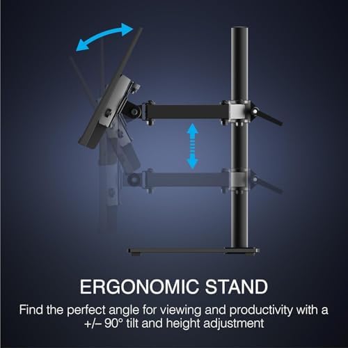 Packard Bell airFrame Dual Monitor Workstation – Two 21.5" Full HD Screens, VESA Mount, 1920x1080, 75Hz, Tilt Adjustable, HDMI/VGA, Slim Bezel – Ideal for Home, Office, Productivity & Light Gaming - Image 3
