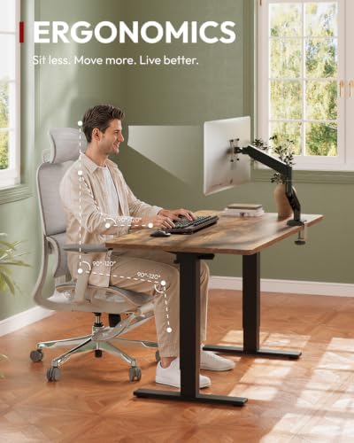 SANODESK One-Piece 48 x 24'' Electric Height Adjustable Standing Desk - Image 6