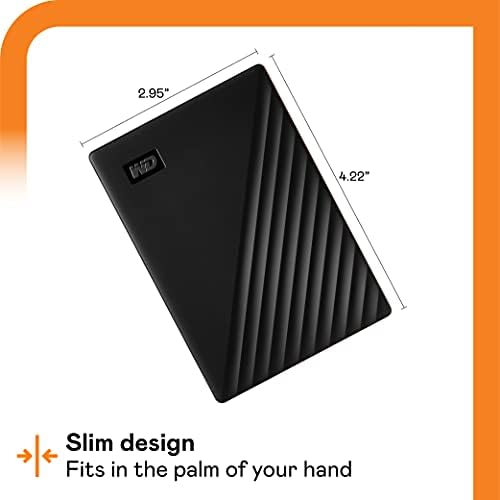 WD 2TB My Passport, Portable External Hard Drive, Black, backup software with defense against ransomware, and password protection, USB 3.1/USB 3.0 compatible - WDBYVG0020BBK-WESN - Image 3