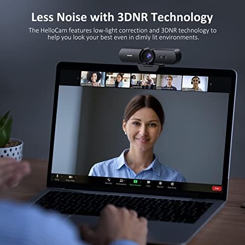 NexiGo HelloCam, 1080P Webcam with Windows Hello, True Privacy, Automatic Electronic Shutter, Computer Camera, Microphone, Facial Enhancement, HD USB Web Cam (Renewed) - Image 6