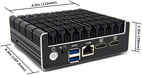 Protectli Vault FW4B - 4 Port, Firewall Micro Appliance/Mini PC - Intel Quad Core, AES-NI, 8GB RAM, 120GB mSATA SSD - Image 4