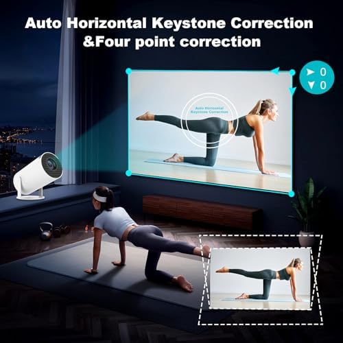 Mini Projector,Portable Projector with Dual Band WIFI and Bluetooth - Image 6
