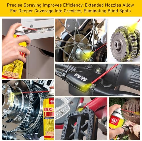 Anti Rust Remover Lubricant Spray,Rust Remover for Metal,Multi-Purpose Penetrating Oil for Protect & Restore,Fast-Acting Lubricant Rust Dissolver for Vehicles, Tools, Chains, Bolts and Hinges - Image 4
