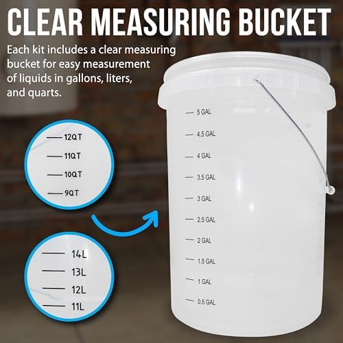DrainX Tankless Water Heater Flushing Kit Includes Pump, Hoses, 5-Gallon Bucket, Concentrated Vinegar, and Replacement Filter for Rinnai Systems - Image 6