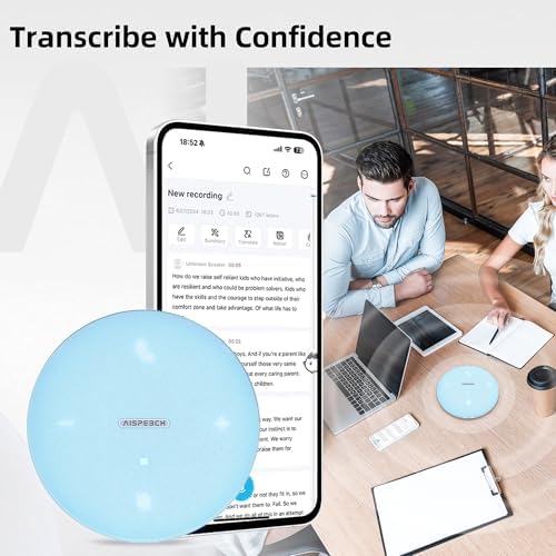 Conference Speakerphone for Zoom Calls, Webinars and Online Classes, Blue - Image 3