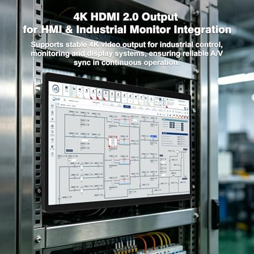 15.6" All-in-One Industrial Panel PC, Android 12 Fanless Tablet RK3399 4GB RAM/64GB ROM, Rugged Embedded Touchscreen Computer 1920 * 1080 IPS，WiFi 5 Bluetooth 4.2 for Automation/Kiosk/Bar/Warehouse - Image 7