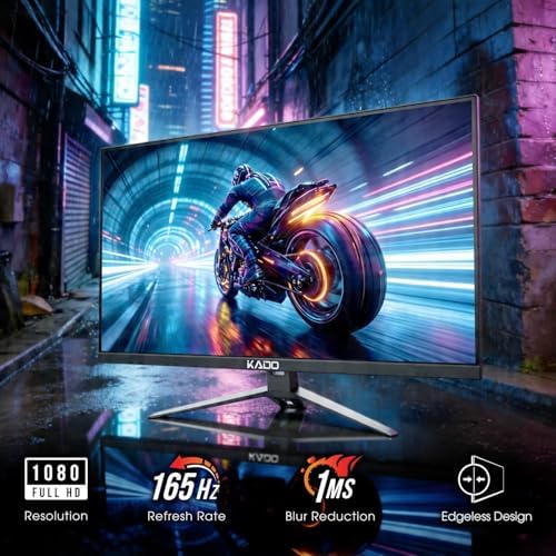 Kado 2-Pack 27" 165Hz 1ms 1920x1080 Flat Screen Computer Monitor - Image 2