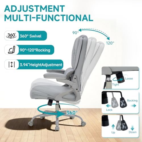 Office Chair, Ergonomic Executive Desk Chair with Lumbar Support - Image 5