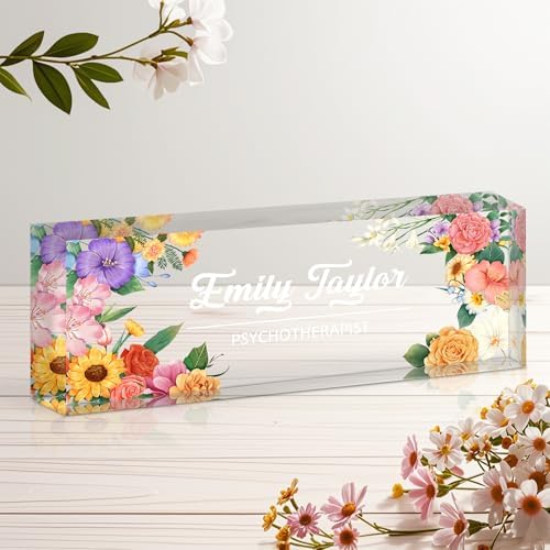 Ship Next Day Desk Name Plate Personalized, Custom Name Plate for Desk by Unknown