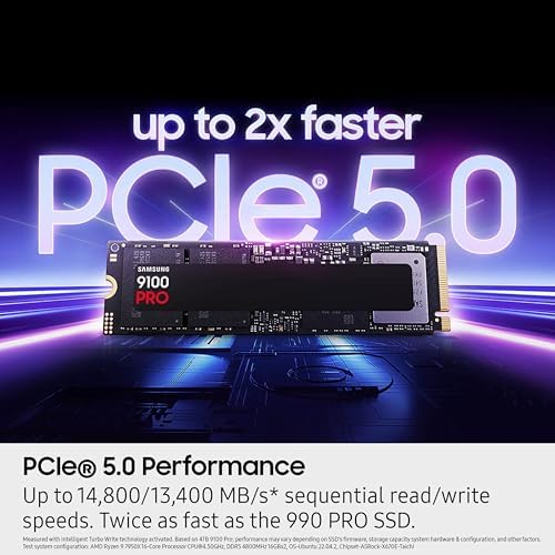 Samsung SSD 9100 PRO 8TB, PCIe 5.0x4 M.2 2280, Up to 14,800MB/s - Image 5