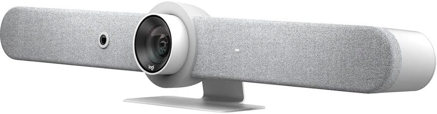 Logitech Rally Bar All-in-One Video Bar for Medium and Large Rooms, White - Image 4