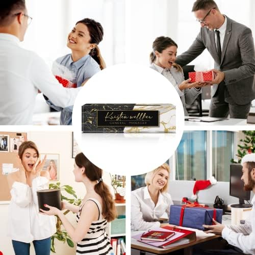 Name Plate for Desk, Desk Name Plate Personalized Acrylic Office Desk Decor for Women and Men, Employee Appreciation Gifts Custom Office Gifts for Boss, Manager, Teacher, Nurse, Doctor, Lawyer - Image 5