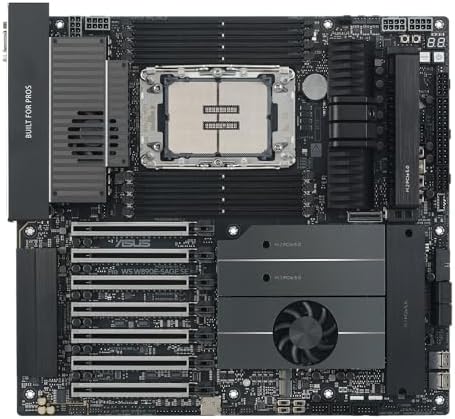 ASUS Pro WS W890E-SAGE SE Intel? W890 (LGA 4710-2) EEB Workstation Motherboard, PCIe 5.0 x16, M.2, MCIO, SlimSAS, 2X 10Gb LAN, Server-Grade Remote Management, 16+(2+2)+1+2 Stages, USB4?, USB Type-C by Unknown