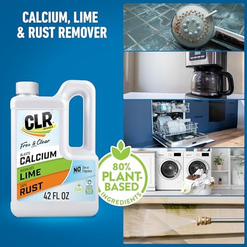 CLR Brands Calcium, Lime & Rust Remover Free & Clear, 42 oz. Bottle - Image 2
