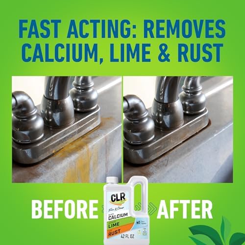 CLR Brands Calcium, Lime & Rust Remover Free & Clear, 42 oz. Bottle - Image 4