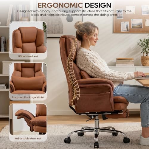 Big and Tall Criss Cross Legged Office Chair with Flip Armrests - Image 7