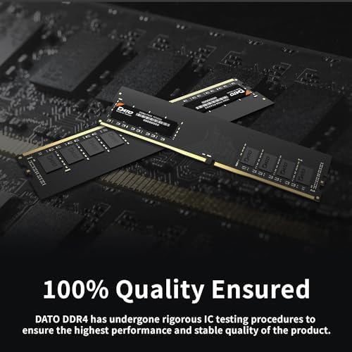 DATO DDR4 RAM 16GB 3200MHz, PC4-25600 CL22 1.2V 288-Pin Non-ECC unbuffered dimm, Desktop Memory Module - Image 6