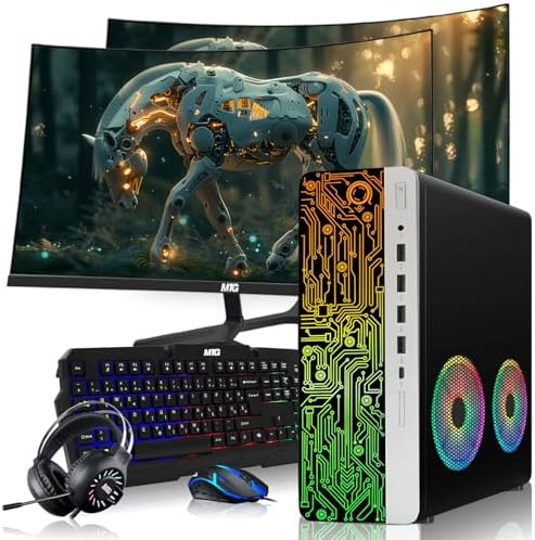 HP Gaming PC, AMD Ryzen 3 Pro, 8GB RAM, 256GB SSD, Win 11 by Amazon+Renewed