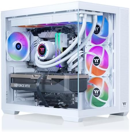 Thermaltake LCGS View u2870TS-380 Gaming Desktop (Intel® Core™ Ultra 9 285K, ToughRam 32GB DDR5 6400MT/s RGB Memory, NVIDIA® GeForce RTX™ 5070 Ti, 2TB NVMe M.2, WiFi, Windows 11) V38S-Z890-57T-LCS by Thermaltake