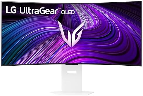 LG 39GX90SA-W 39-inch Ultragear WQHD (3440 x 1440) OLED Curved Gaming Monitor 240Hz, 1ms, NVIDIA G-Sync Compatible, AMD FreeSync Premium, VESA DisplayHDR True Black 400, webOS, USB Type-C, White - Image 2