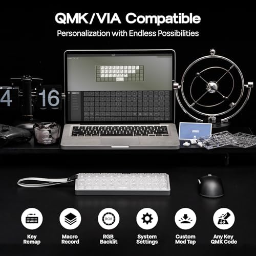 EPOMAKER Luma40 Low Profile Mechanical Keyboard with QMK/VIA & CNC Metal - Image 4