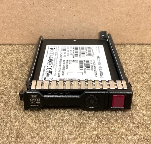 HPE P05319-001 240GB SATA Solid State Drive (SSD) - 2.5-inch Small Form Factor (SFF), Read Intensive (RI), Smart Carrier (SC), Digitally Signed Firmware (DS) by Unknown