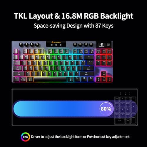 Hexgears Immersion A3 Low Profile Wireless Mechanical Keyboard, Tactile - Image 6