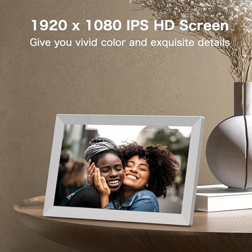 Digital Picture Frame WiFi, 15.6'' Frameo Digital Photo Frame Large Display - Image 3