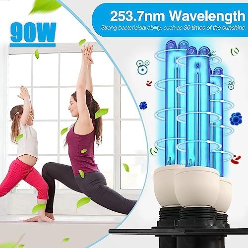 UV Light for AC System, UV-C lamp for Whole House, Germicidal Duct Uv Light Hvac uv light (90, watts) - Image 5