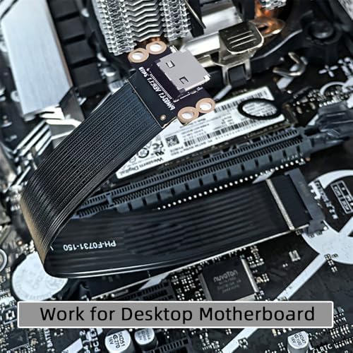 xiwai M.2 M-Key 2280 NGFF PCI-E4.0 to Oculink SFF-8612 SFF-8611 Host Cable 15cm for NVME U.2 SSD eGPU - Image 6
