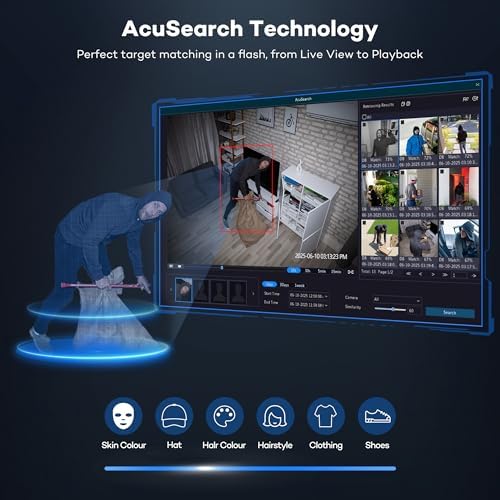 ONWOTE 32 Channel Security Camera System, 6K NVR, 32x 4K 8MP PoE IP Cameras - Image 2