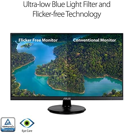 ASUS VA27DQ 27 Inch 1080P Computer Monitor, HDMI, DisplayPort, VGA, Speaker - Image 3