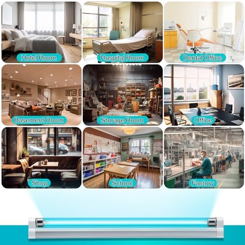 1 Pack 6W UVC Light with Ozone, for Shoes Closet Cabinet Bathroom - Image 6