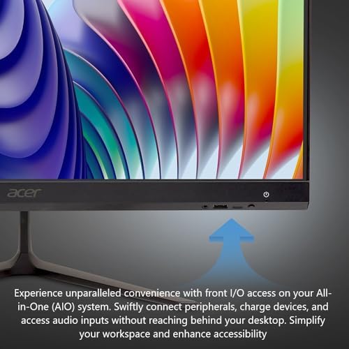 Acer Aspire C24 AIO Desktop | 23.8" Full HD IPS 120Hz Display | Intel Core i3-1305U | Intel UHD Graphics | 8GB DDR4 | 256GB PCIe SSD | Wi-Fi 6 | USB Keyboard & Mouse | C24-2YE13U3UNL-UR12 - Image 6