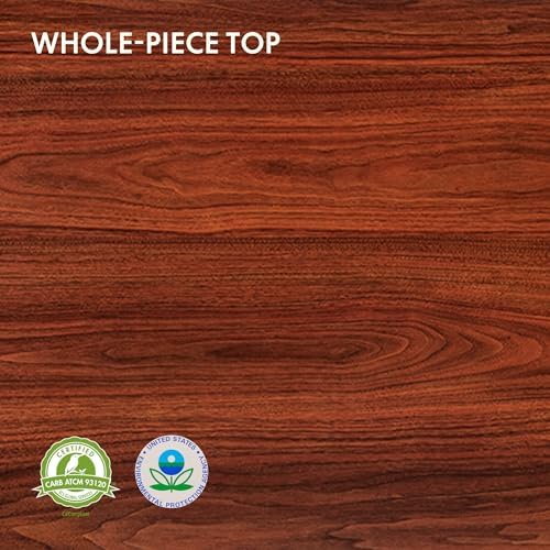 FLEXISPOT E6 3-Stage Dual Motor Electric Standing Desk 55 x 28 Sit Stand Up Desk, Holds 220 lbs, Adjustable Height w/Memory Presets, One-Piece Mahogany Desktop & Black Frame, Ships in 2 Boxes - Image 5