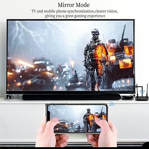 Wireless HDMI Transmitter and Receiver 4K Kit, Full HD 4K Wireless Presentation Equipment HDMI Adapter, Plug and Play Streaming Media. Laptop, Dongle, PC, Smart Phone to HDTV/Projector 165FT/50M - Image 6