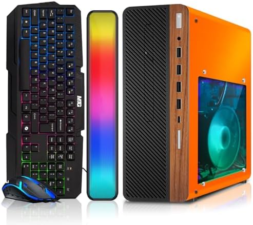 HP Half Dark DesktopPC Phoenix AMD Ryzen 3 Pro, 16GB RAM, 512GB SSD Win 11 by Amazon+Renewed
