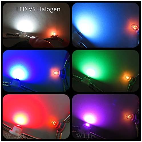 WLJH Pink T3 Neo Wedge LED Bulb Dash Cluster and HVAC Climate Light - Image 4