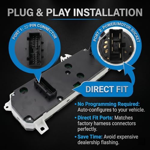 599-268 AC Heater Climate Control Module Compatible with Honda Accord 1998-2000 Odyssey 1998-2004, HVAC Panel Replacement No Programming with Pry Tool - Image 6