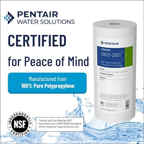 Pentair Pentek DGD-2501 Big Blue 10-Inch Sediment Filter, Pack of 8 - Image 3
