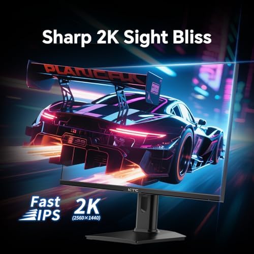 KTC 24 inch QHD 180Hz Gaming Monitor, Fast IPS 1440p, H24T7 - Image 3