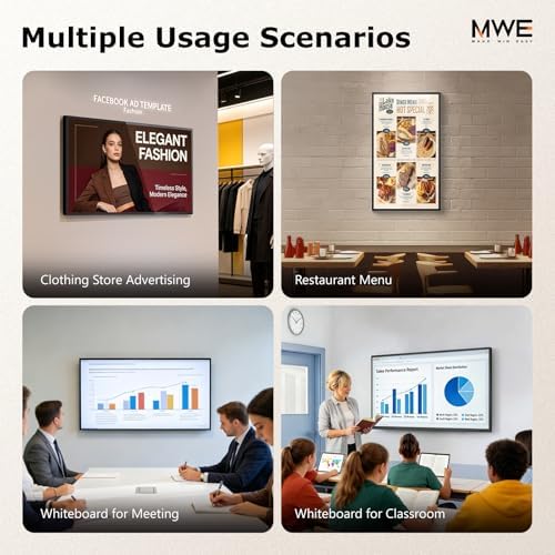 32 inch Wall Mount Digital Signage, FHD Touchscreen 32" Monitor Android 14 - Image 2