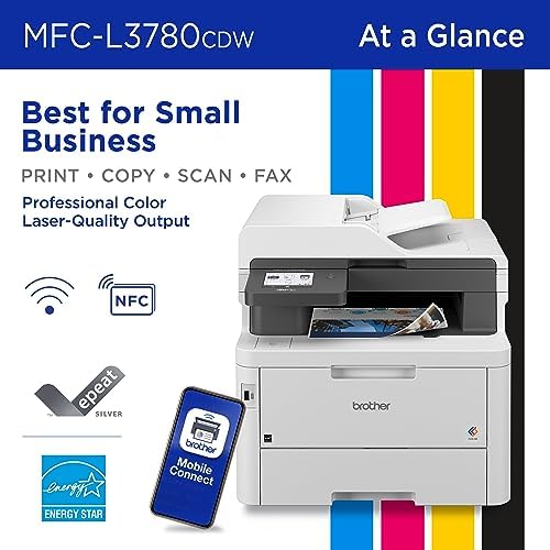 Brother MFC-L3780CDW Wireless Digital Color All-in-One Printer - Image 2