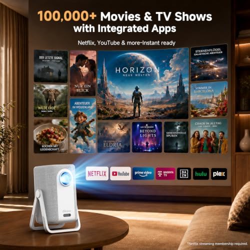 iSinbox Short Throw Projector 4K, Now with Netflix, Auto Focus, 40W Dolby - Image 2