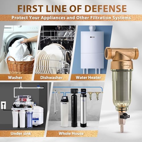 iSpring WSP2PK21 2-Stage Spin Down Sediment Filter Set, 100 and 200 Micron - Image 3